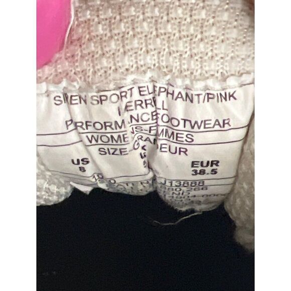 Merrell Women Siren Elephant/ Pink Hiking Shoes Size 8 - Picture 6 of 7